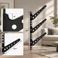 Black 3 Board Horizontal Surfboard Rack for Bicycle Mount or Wall ...