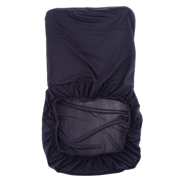 Funda elástica para asiento de silla con respaldo corto Gloria giratoria Gris