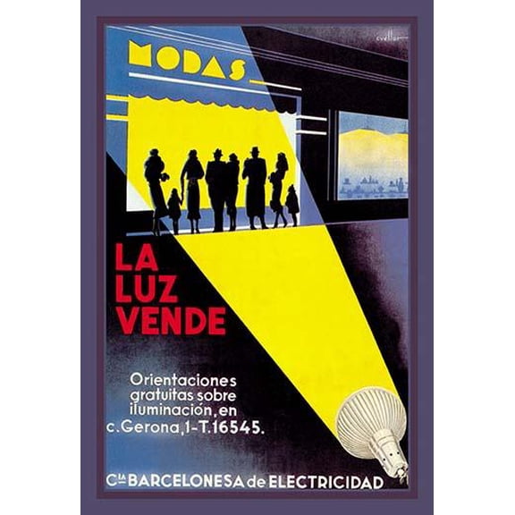 La Luz Vende Fine art canvas print (20" x 30")