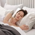 thumbnail image 3 of Juego de fundas de almohada de satén supersuave, fundas de almohada de satén sedoso para viajes, frescas para verano y cálidas para invierno, cierre tipo sobre, reducen las arrugas faciales, evitan, 3 of 5