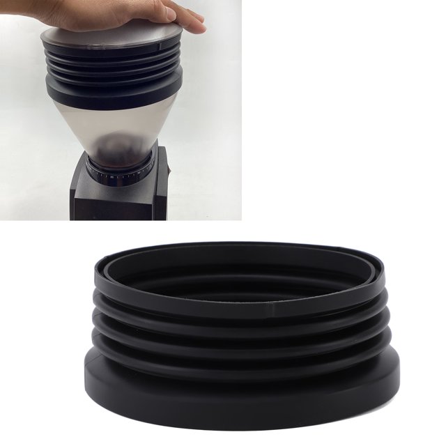 Fuelle De Silicona Para Molinillo De Café, Reemplazo A Prueba De Polvo, Negro, Fácil De Limpiar, Sabor Mejorado, Fuelle De Tolva De Dosis única Para Máquina Molinillo De Café