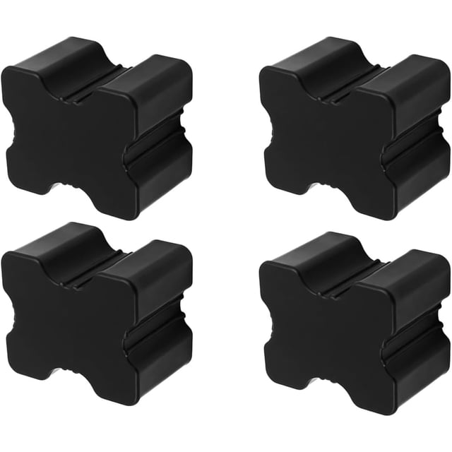 4PCS Rubber Car Coil Spring Spacer,Heavy Duty Lift Blocks Kit for Lifting Spacing 1" to 1.5",Professional Front & Rear Cars Spacers Accessories -