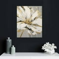 thumbnail image 4 of JRXY  Flower Picture Decor Canvas Wall Art Gary Floral Painting with Gold Leaf for Bedroom Bathroom Decoration  16x20 in, 4 of 4