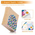 thumbnail image 5 of Yayeee Napkin Holder for Table Kitchen Paper Tissue Organization, Blue Checkered Daisy, 5 of 8