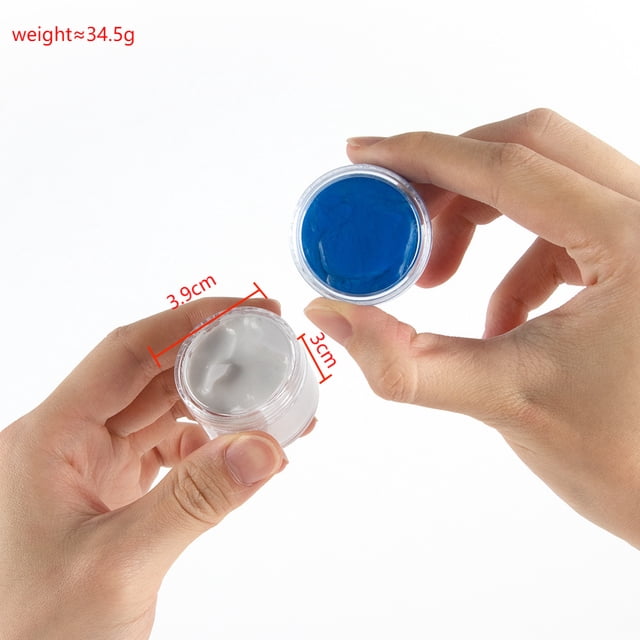 High-quality Silicone Dental Impression Material, Offering Exceptional Quality and Ideal for Creating Precise Denture and Orthodontic Impressions,Easy to use, 1 white container and 1 blue container