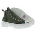 thumbnail image 4 of Converse Chuck Tayor All Star Lugged Lift Hi PS Girls Shoes Size 7, Color: Utility/Egret/Grape Fizz, 4 of 5