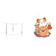 thumbnail image 1 of Mesa Auxiliar Acrílica Para Sala De Estar Y Dormitorio Con Reloj De Pared Silencioso Con Forma De Gato. Decoración Compacta Sin Tictac. Fácil Montaje. Ideal Para La Cocina Del Hogar., 1 of 8