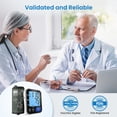thumbnail image 2 of Monitor de presión arterial inteligente RENPHO para uso doméstico, compatible con FSA y HSA, con Bluetooth y brazalete de amplio rango para brazos grandes de adultos, multiusuario, almacenamiento de d, 2 of 5