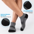 thumbnail image 5 of ARWSER Mens 12 Pairs Ankle Socks, Cushioned Breathable Athletic Low Cut Sports Running Socks for Outdoor Daily Wear, 5 of 7