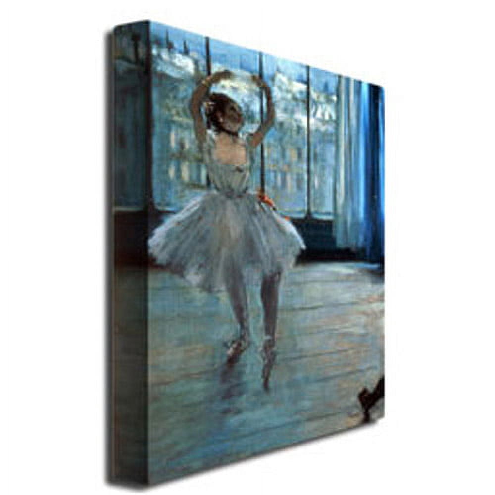 Trademark Fine Art "Dancer in Front of a Window" Canvas Art by Edgar Degas