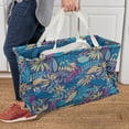 thumbnail image 4 of Household Essentials Tropical Floral Pattern Krush Container All-Purpose Utility Tote, 4 of 11