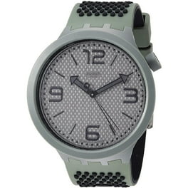 アナログ腕時計 SWATCH ESSENTIALS CHARCOLAZING Men's Urethane Watch SUOB404 Swatch CHARCOLAZING Quartz Black Dial Men's Watch SUOB404