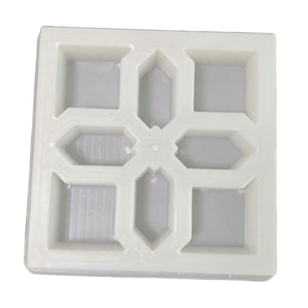 Modelo de decoración de pared de hormigón, bloque de pared de hormigón, cuadrado, fácil de usar para arquitectura de patios, ingeniería patios Estilo E
