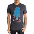 thumbnail image 1 of Quiksilver Finger Surfing Graphic T-Shirt para Hombre, Negro, X-Large, 1 of 1