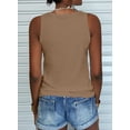 thumbnail image 3 of Langwyqu Summer Sleeveless Lace Stitching Women Tank Tops Cami Shirt, 3 of 5