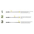 thumbnail image 4 of Entrenador De Oscilación Ajustable Con Pelota, Palo De Calentamiento De Goma Con Cuerda De Nailon Para Ejercicio De Fuerza Del Brazo, 4 of 7