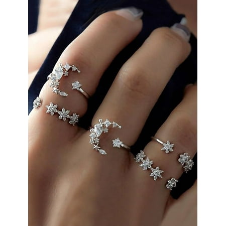 Vintage Gumball Ring - MAXSUN 5PCS/Set Women Finger Rings Bohemian Charm Vintage Jewelry Knuckle Ring