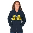 thumbnail image 4 of Athletic Soccer Fan Goal Getter Pun Zip Up Hoodie Men's Women's Brisco Brands S, 4 of 6