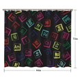 thumbnail image 5 of Math Equations Lab Diagrams Green Pattern Shower Curtain 84"x72" ,Bathroom Decorative Shower Curtains Set with 12 Hooks,Modern Waterproof Washable Shower Curtain, 5 of 6