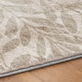 thumbnail image 5 of Addison Rugs Dream Shag Premium Machine Washable Transitional Tropical, Leaves, Botanical Taupe Runner Rug, 2'3" x 7'6", 5 of 8