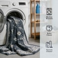 thumbnail image 6 of 2x3 Area Rug Washable Entryway Small Rug, Vintage Boho Oriental Front Door Mat, Non-Slip Rubber Backing Stain Resistant Floor Mat for Entrance, Bathroom, Kitchen, Hallway., 6 of 8