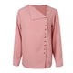 thumbnail image 1 of Prettyia - Blusa de gasa con cuello vuelto y botones para mujer XXL Yuyangstore  Blusa de Gasa Sólida, 1 of 8