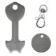 thumbnail image 5 of Carrito de metal Llave de de material acero inoxidable 2 Carritos de extraíbles Moneda Fichas Bolsa Colgante Decoración, 5 of 8