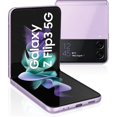thumbnail image 1 of Refurbished Samsung Galaxy Z Flip3 5G - 128GB – Lavender – 12MP Dual Rear & 10MP Front Camera - Fully Unlocked Smartphone - Excellent Condition, 1 of 12