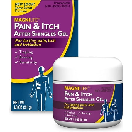 MagniLife Pain and Itch Relief Gel, Naturally Relieve Tingling, Irritation and Sensitivity with Jasmine and Mezereon - 1.8oz