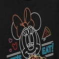 thumbnail image 3 of Disney - Minnie Mouse - Let's Eat Pizza - Women's Short Sleeve Graphic T-Shirt, 3 of 5