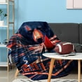 thumbnail image 4 of Chicago Fans Blanket Gifts for Football, Football is My Favorite Season Soft Lightweight Flannel Throw Blankets for Football Players/Lovers 50x60 Inch, 4 of 6