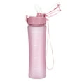 thumbnail image 4 of Oldley Leak-Proof 15 oz Pink BPA-Free Plastic Water Bottles with 2 Lids, 4 of 13