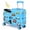 Blue-Cars, variant on Advwin 21" Kids Ride-On Luggage with Safety Belt, Foldable Footrest & Spinner Wheels, Hardside Travel Suitcase with Combination Lock & Adjustable Handle for Children, Pink Unicorn