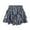 Black, variant on SUXIAN Toddler Girl Skirts Carnival Metallic 3‑Layer Ruffle Sparkly Shiny Skirt For Party Girl Skirt Green 8-9 Years