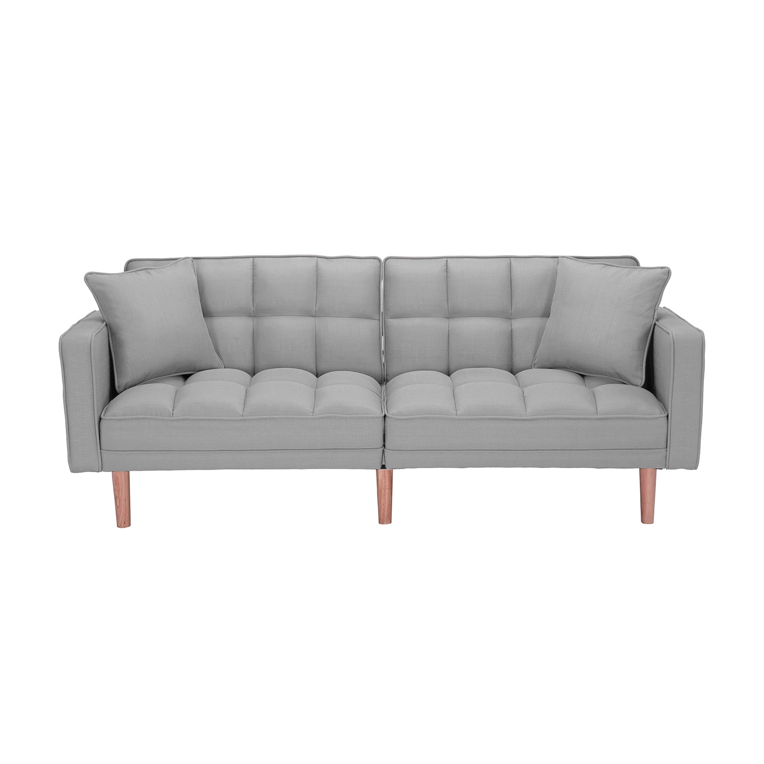Kepooman Convertible Futon Sofa Bed, Small Loveseat Sleeper Sofa Futon Couch, Recliner Couch, Living Room Sofa for Living Room Leisure, Light Gray Kepooman Convertible Futon Sofa Bed, Small Loveseat Sleeper Sofa Futon Couch, Recliner Couch, Living Room Sofa for Living Room Leisure, Light Gray