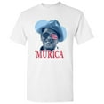 thumbnail image 2 of UGP Campus Apparel Ronald Reagan Murica Basic Cotton T-Shirt - Small - White, 2 of 6