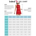 thumbnail image 2 of BALEAF Women's Tennis Golf Dress with Inner Shorts for Sports Workout Red XL, 2 of 6