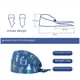 thumbnail image 5 of Gorro quirúrgico Gorro esmerilado Gorro quirúrgico de algodón puro para mujer Gorro de enfermera estampado con lazo Gorro de trabajo dental y odontológico para hombre con hebilla nueva, 5 of 5