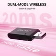 thumbnail image 3 of AOC Wireless Gaming Headset 2.4GHz for PS5/PS4/PC/Switch/Xbox - Bluetooth 5.3 Headphones with 7.1 Surround Sound, RGB Lights, Pink, 3 of 8