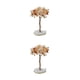 thumbnail image 4 of Cateissary Árboles de dinero de vida artificial anchos para una decoración versátil Fácil de limpiar Árbol de alambre de cobre artificial ágata roja 2Conjunto, 4 of 6