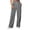 Dark Gray, variant on Womens Sweatpants Daily Elastic Waist Pockets Straight Solid Color Casual Pants Loose Pockets Long Trousers Pants