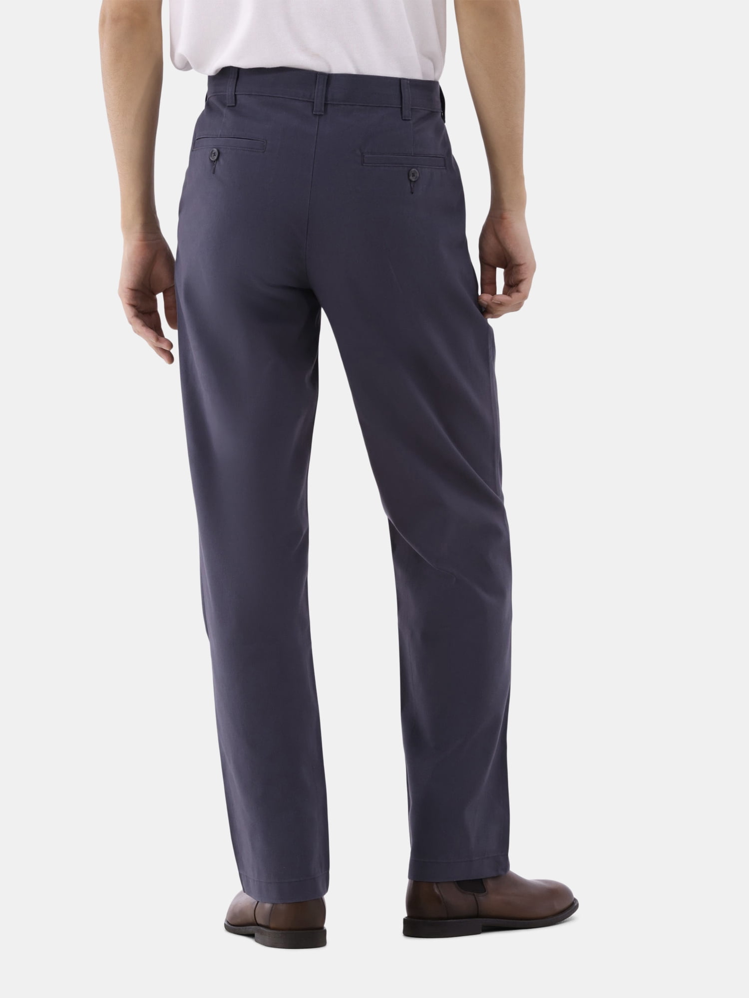 George Men's & Big Men's Classic Fit George Big Men's Pleated Front Wrinkle Resistant Pants, Waist Sizes 29-52