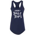 thumbnail image 1 of Oh My Stars & Stripes Racerback Tank, 1 of 2