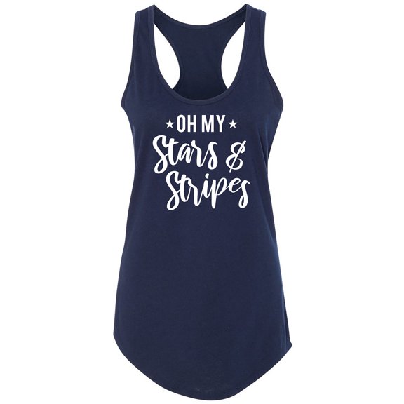 Oh My Stars & Stripes Racerback Tank