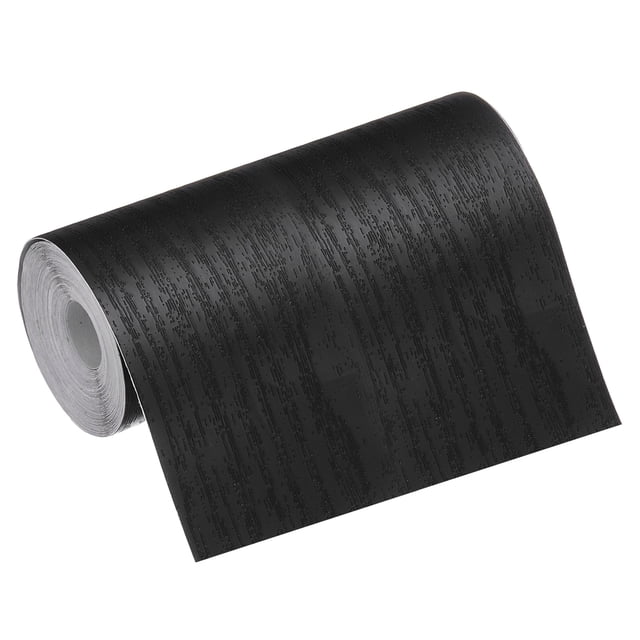 Cinta de reparación de madera Uxcell 4" x 16 pies color negro