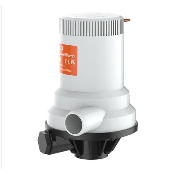 Seaflo, 8.4A, 12V, 01 Series Dual Port Submersible Water Transfer Pump, 26.67 GPM