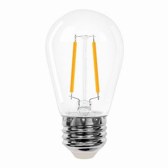 Belle Luci Holiday Bright Lights S14 E26 (Medium) Filament LED Bulb Warm White 1.5 Watt Equivalence