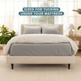 thumbnail image 4 of Bare Home Quilt Set - 3 Piece - Diamond Stitched Bedspread Coverlet - Full/Queen, Light Gray, 4 of 8
