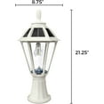 thumbnail image 6 of Polaris Solar Light with GS Solar Light Bulb - Wall/Pier/3" Fitter Mounts - White, 6 of 7