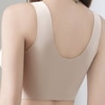thumbnail image 5 of Zpanxa Bras for Women Full Coverage Wireless Seamless Wide Straps Breathable Everyday Bra Gray 38BC, 5 of 8